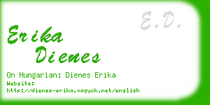 erika dienes business card